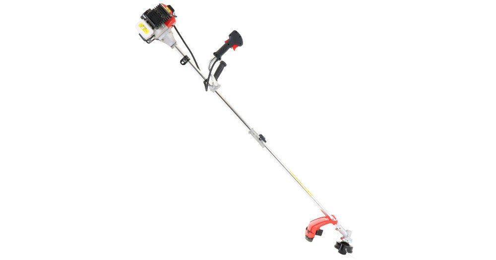 Kosa spalinowa LIDER TMK325 wykonana z wysokiej jakości materiałów o wysokiej jakości ergonomii doskonałym komforcie użytkowania niska waga 7,7 kg wygoda w składaniu i transporcie w zastosowaniu przydomowym profesjonalnym dla firm zestaw szelki zestaw montażowy pojemnik do mieszanki benzyny i oleju głowica żyłkowa tarcza tnąca