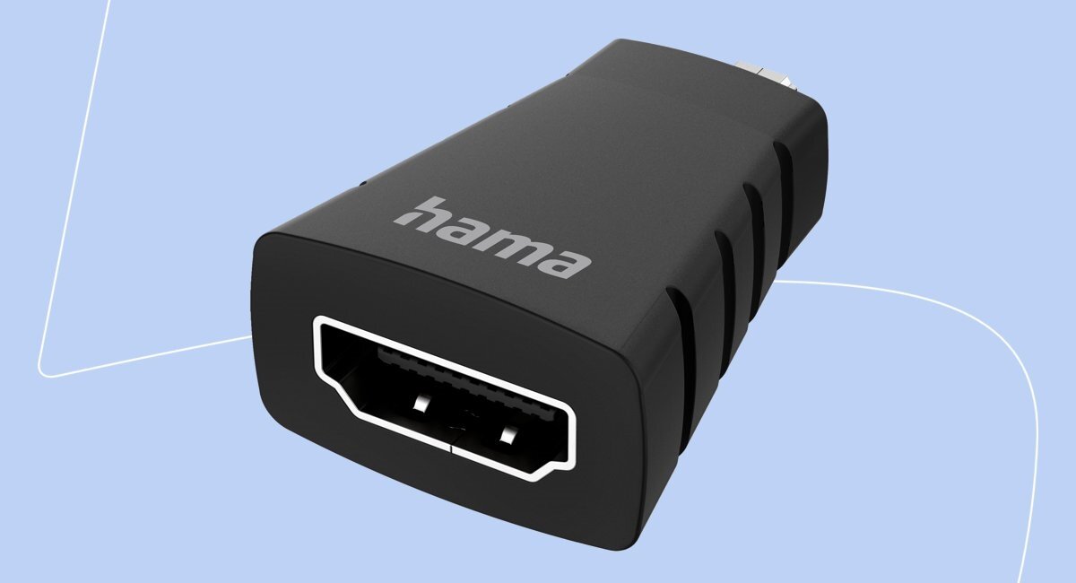 Wyjątkowa jakość obrazu adapter HDMI Hama