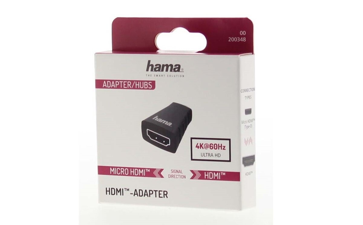 Wysoka jakość połączenia adaptera Micro-HDMI - HDMI Hama