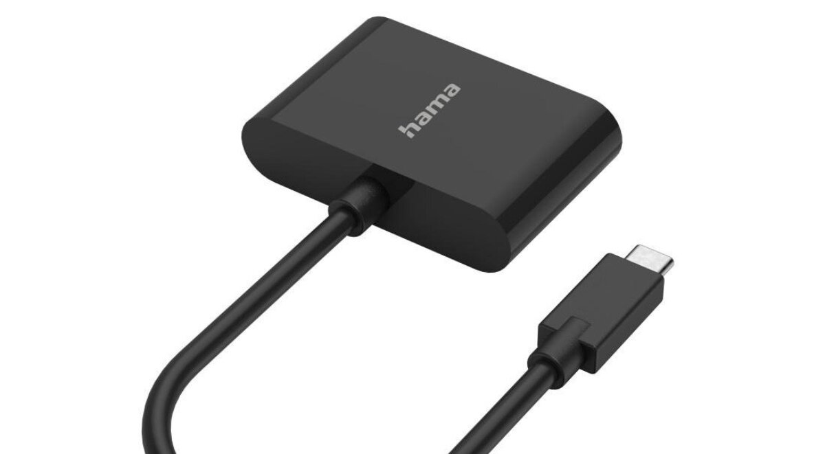 zdjecie adaptera  USB-C – HDMI+VGA