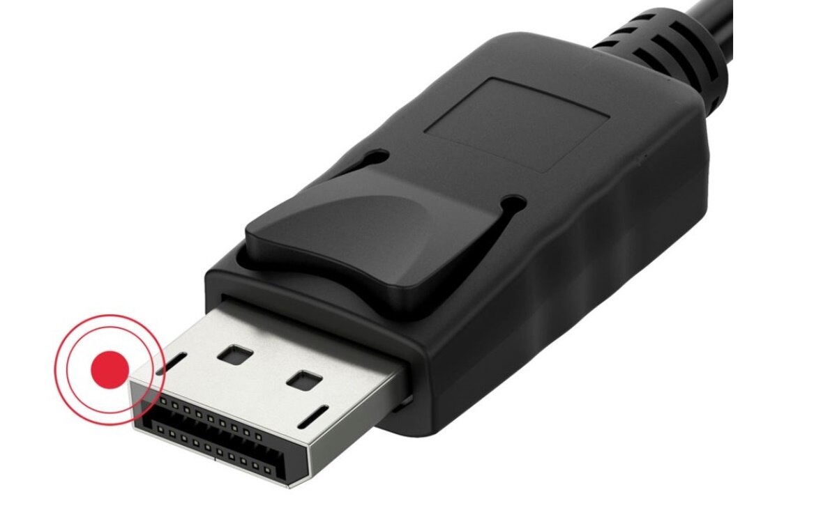 zdjęcie adaptera displayport a VGA