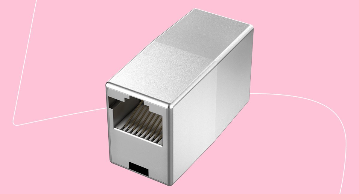 Łatwe łączenie kabli sieciowych Adapter sieciowy Hama RJ-45 - RJ-45