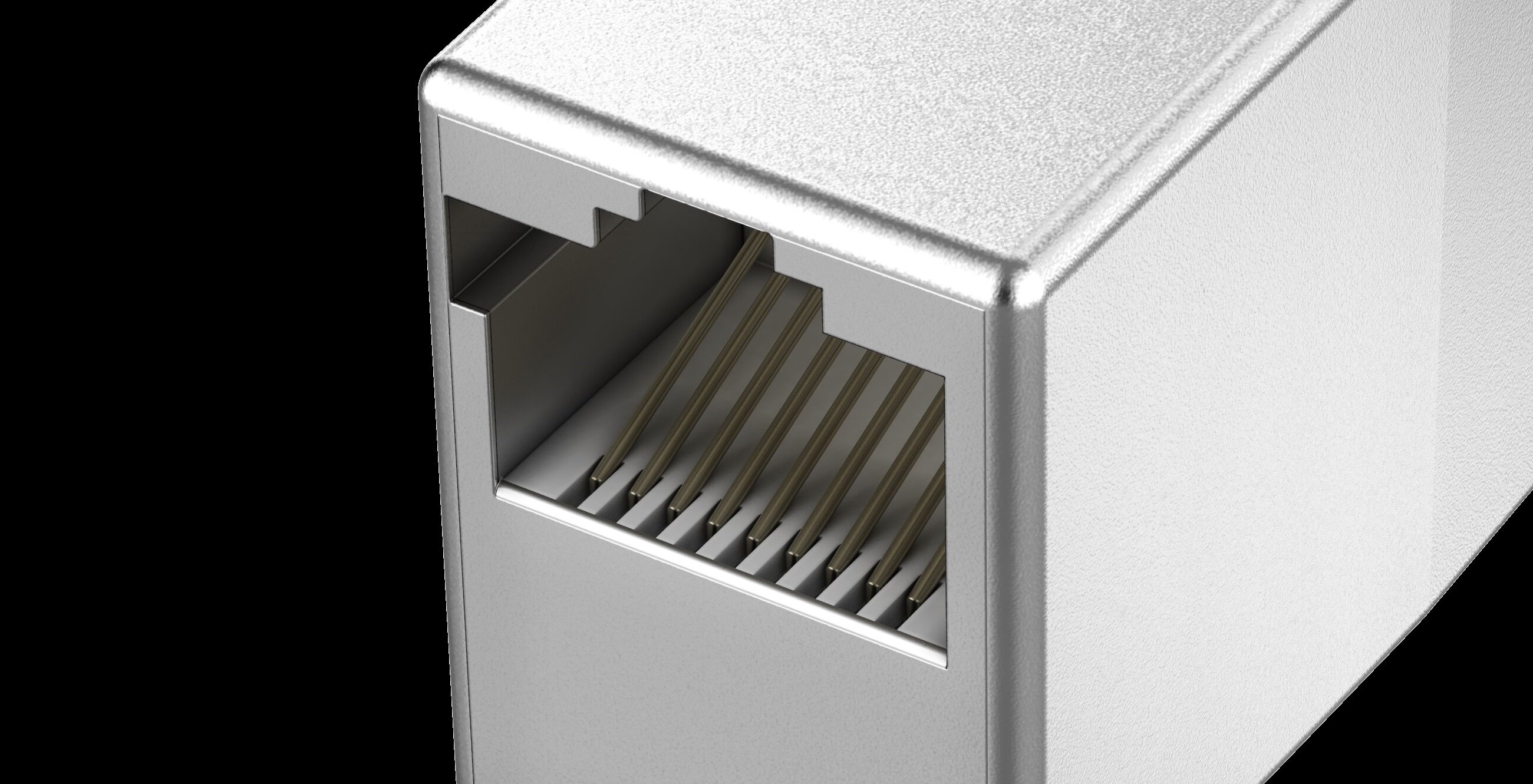 Doskonała jakość transmisji Adapter sieciowy Hama RJ-45 - RJ-45