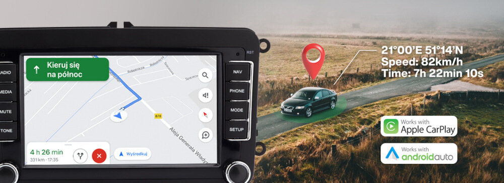 Radio samochodowe VORDON VW-910 - gps