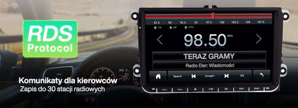 Radio samochodowe VORDON VW-910S - rds