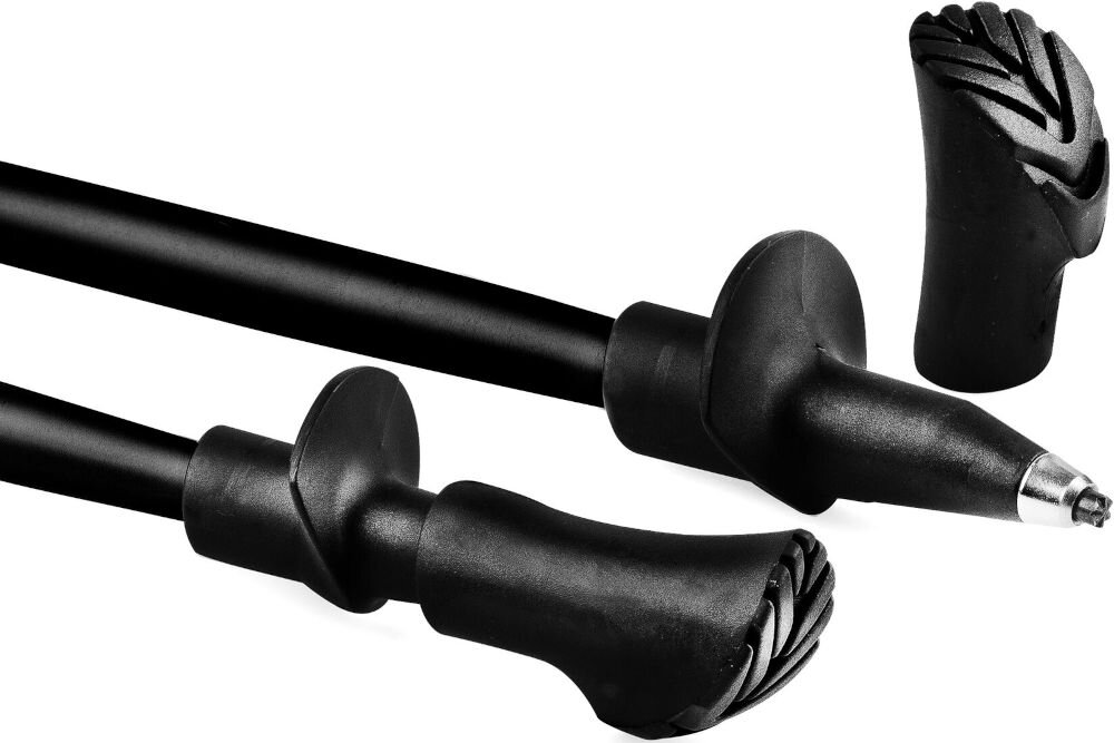 Kijki do nordic walking SPOKEY (105 - 135 cm) Rubble gumowe koncowki groty widiowe aluminium