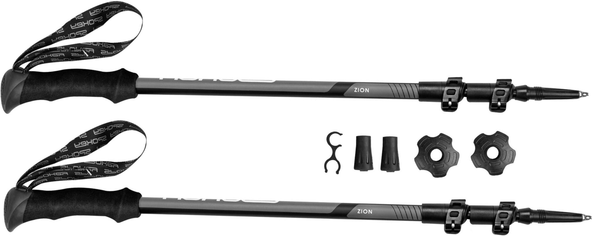 Kijki do nordic walking SPOKEY (105 - 135 cm) Zion elementy zestaw