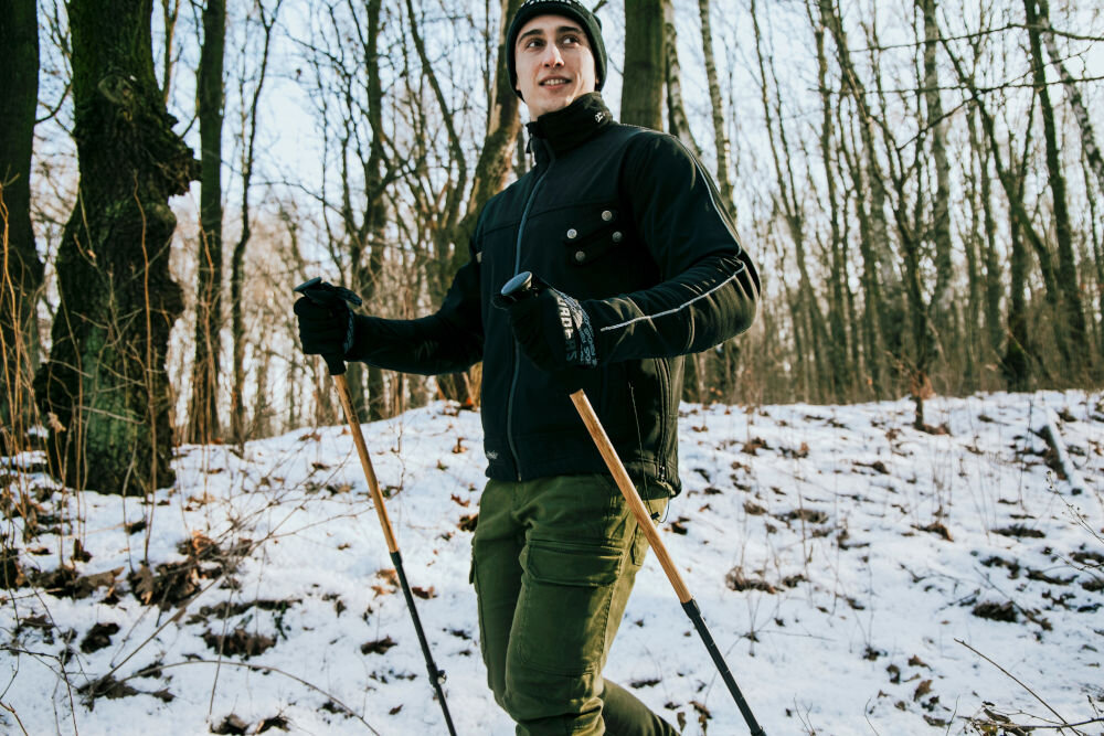 Kijki do nordic walking SPOKEY (105 - 135 cm) Bastone rączki