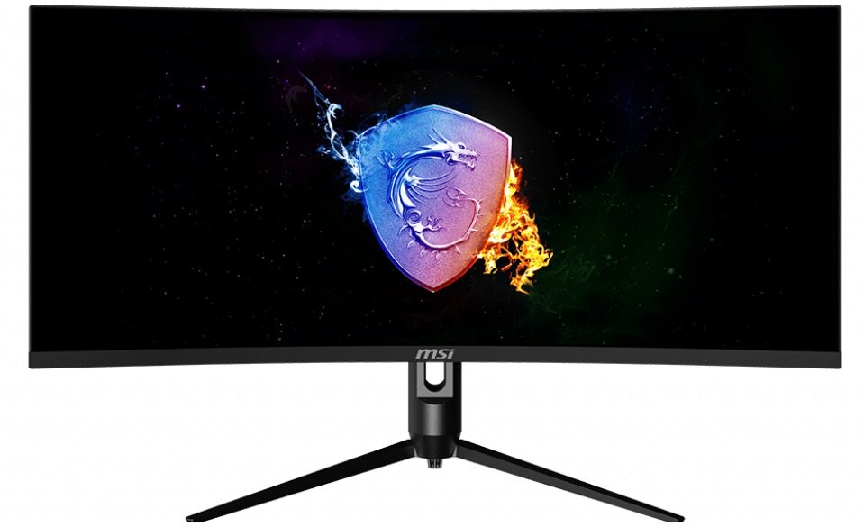 Monitor MSI Optix MAG342CQRV - wygląd ogólny rozdzielczość IPS 34 cale