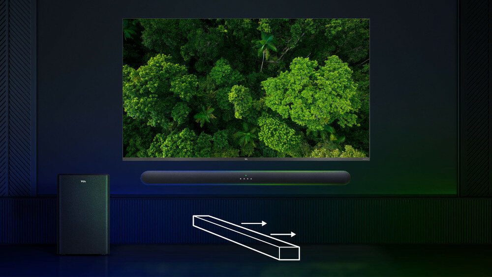 Soundbar TCL TS6110 - montaż