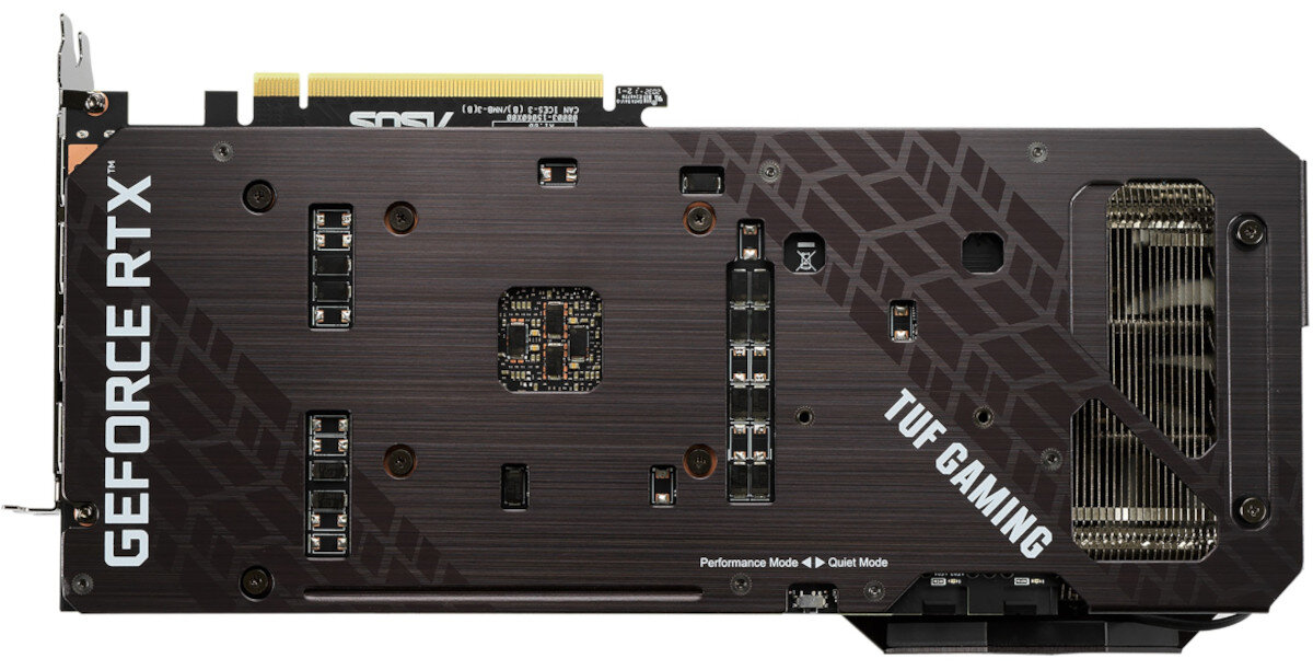 Karta graficzna ASUS TUF Gaming GeForce RTX 3070 8GB wydajne chlodzenie
