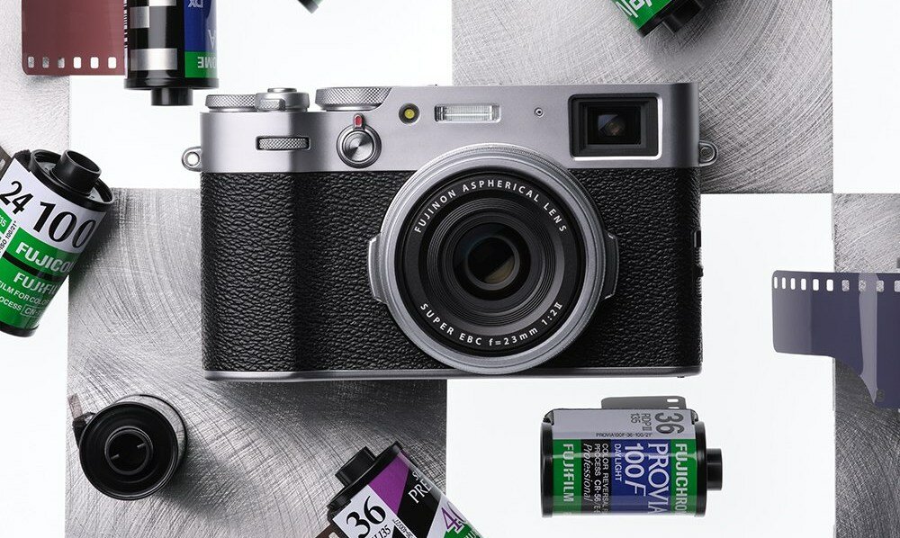 Aparat cyfrowy FUJIFILM X100V zoom rozdzielczość bateria stabilizacja zoom af przysłona obiektyw makro ogniskowa