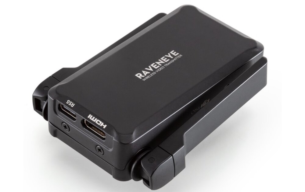 System transmisji obrazu DJI RavenEye obraz gimbal smartfon wifi sterowanie ustawienia
