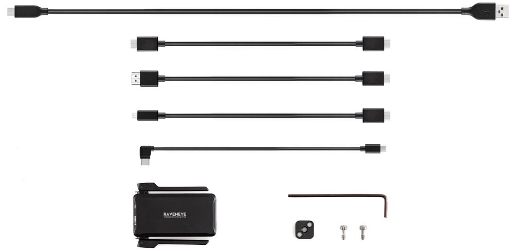 System transmisji obrazu DJI RavenEye obraz gimbal smartfon wifi sterowanie ustawienia