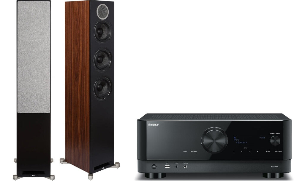 Zestaw stereo YAMAHA RX-V4A + ELAC Debut Reference F5 - hdr