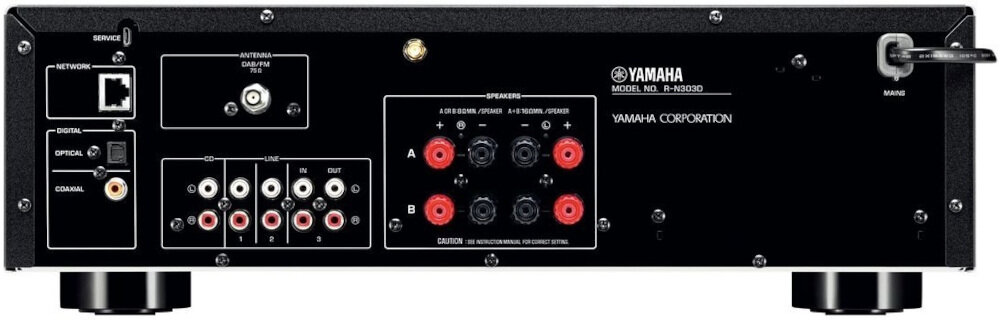 Zestaw stereo YAMAHA R-N303D S + ELAC Debut Reference DBR B6 - Funkcjonalność