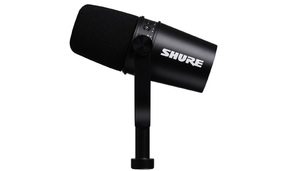 Mikrofon SHURE MV7 funkcje dodatkowe dźwięk uniwersalność design kompatybilność pasmo przenoszenia czułość jakość dźwięk regulacja głośności kontrola barwy głosu redukcja szumów