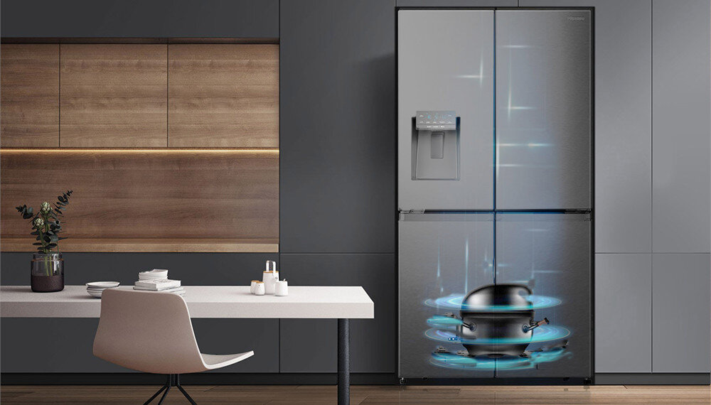 LODÓWKA HISENSE RQ760N4AIF Sprężarka inwerterowa cicha praca