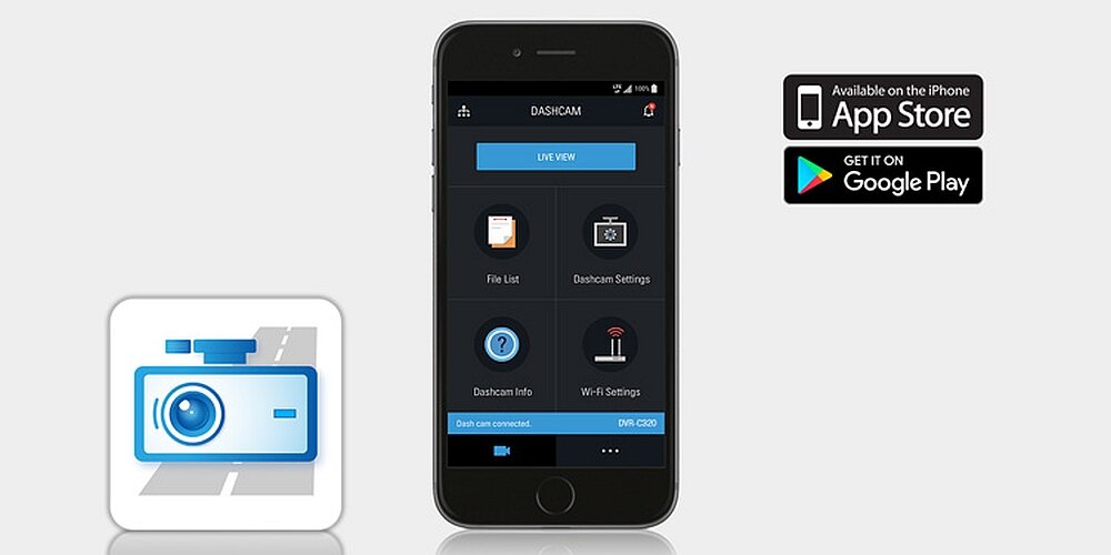 Wideorejestrator ALPINE samochód parking full HD rejestracja wideo film nagrywanie jakość wifi aplikacja 