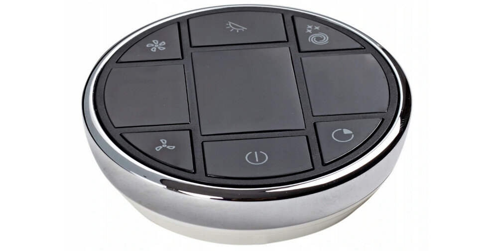 Okap SEENERGY Iris Incasso Vetro 76 Biały pilot sterowanie