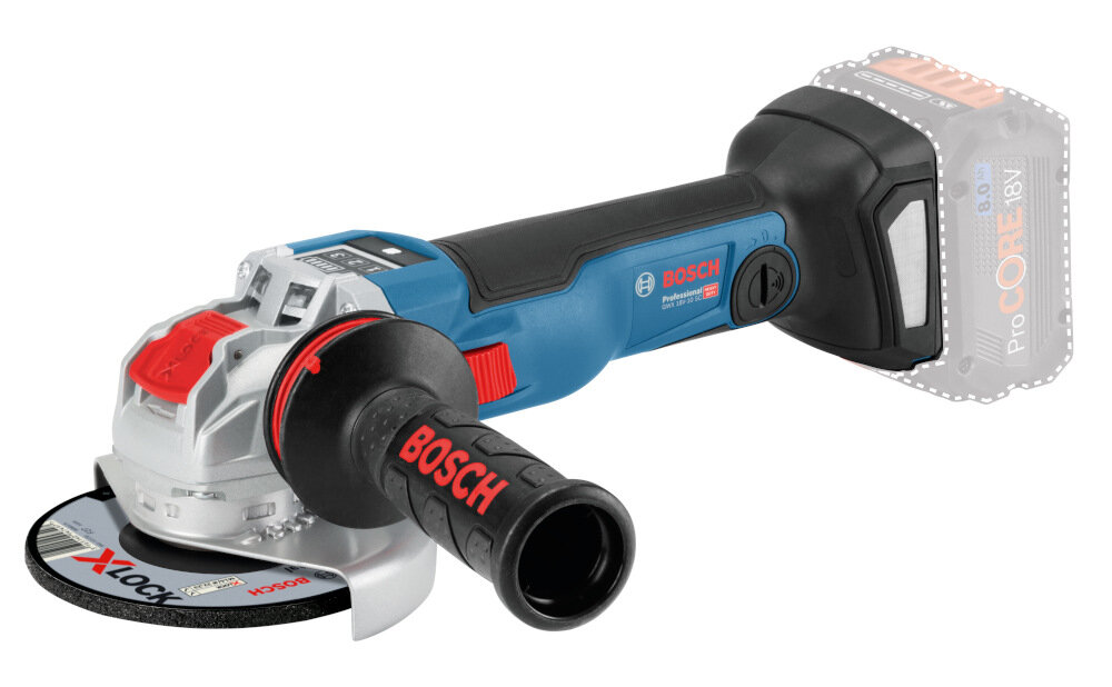Szlifierka kątowa BOSCH Professional GWX 18V-15 SC 06019H6500 akumulator Li-Ion 18 V seria Bosch Professional 18V technologia Bosch ProCORE odpowiednik sieciowy do 1500 W