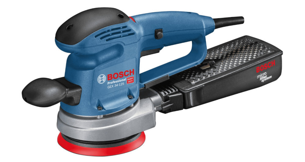 SZLIFIERKA MIMOŚRODOWA BOSCH GEX 34-125 do ciezkich warunkow pracy