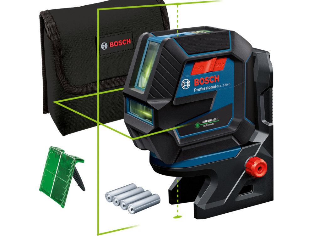 Laser liniowy BOSCH Professional GLL 2-50 G zestaw