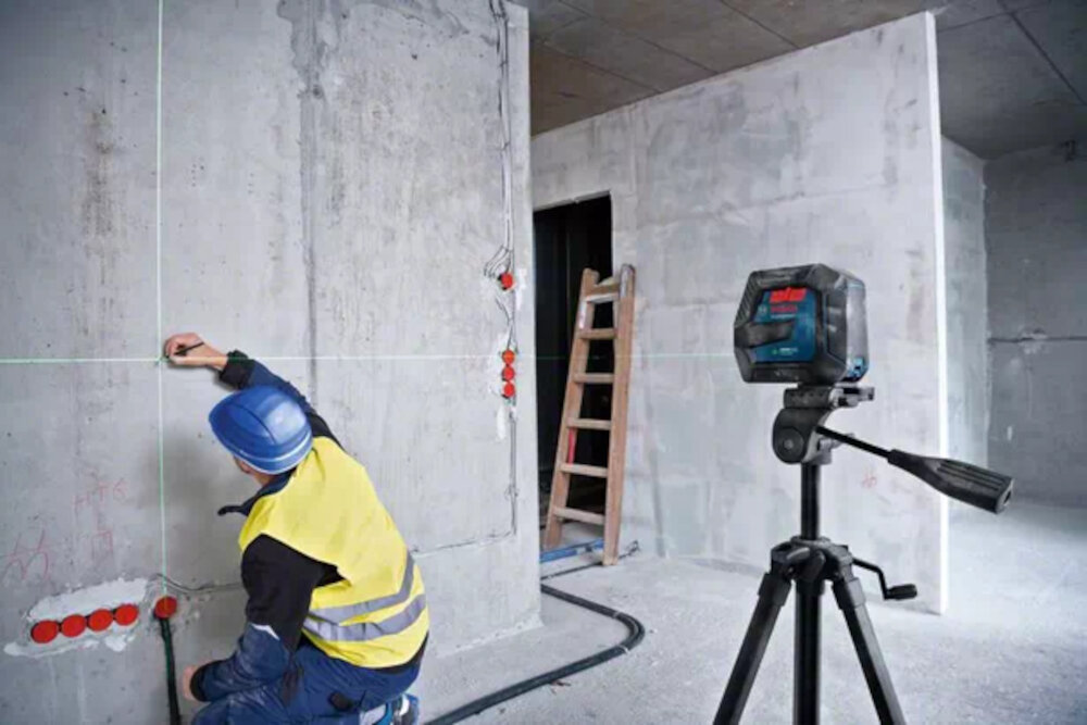 Laser liniowy BOSCH Professional GLL 2-15 G wygodna obsluga