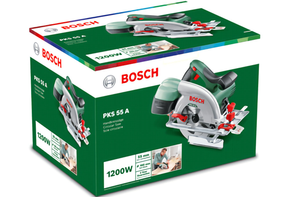 Pilarka tarczowa BOSCH PKS 55 A dokładność perfekcyjność cięcie