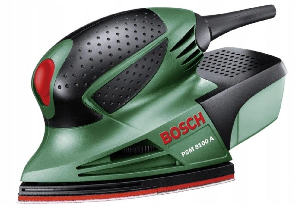 SZLIFIERKA OSCYLACYJNA BOSCH PSM 8100 A 0603354006 wydajne szlifowanie