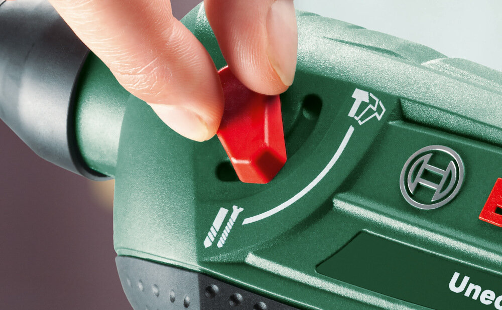 Młotowiertarka BOSCH Uneo Maxx 060395230K przelacznik funkcjiwiercenie z udarem pneumatyczny wiercenie bez udaru wiercenie w drewnie dlutowanie do pracy w betonie cegle murze drewnie stali