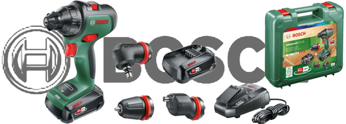 Wiertarko-wkrętarka BOSCH AdvancedDrill 18 wyposażenie zestaw