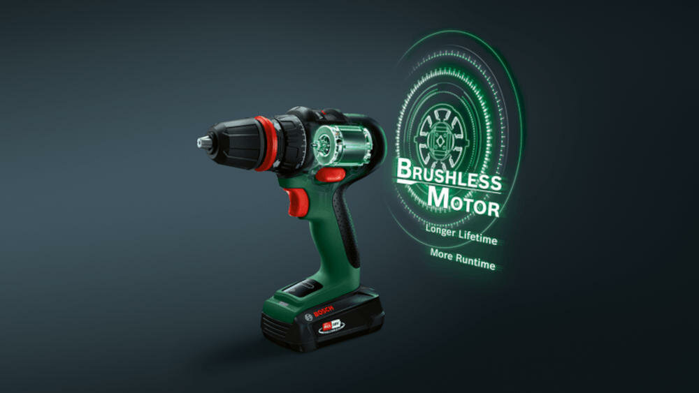 BOSCH AdvancedImpact 18V 06039B5108 silnik bezszczotkowy żywotność moc sterowanie elektroniczne redukcja emisji ciepła