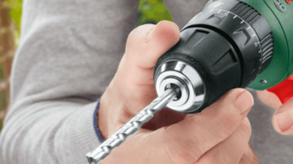 BOSCH EasyImpact 1200 06039D3104 jednoczęściowy uchwyt obsługa łatwa wymiana wiertła końcówki