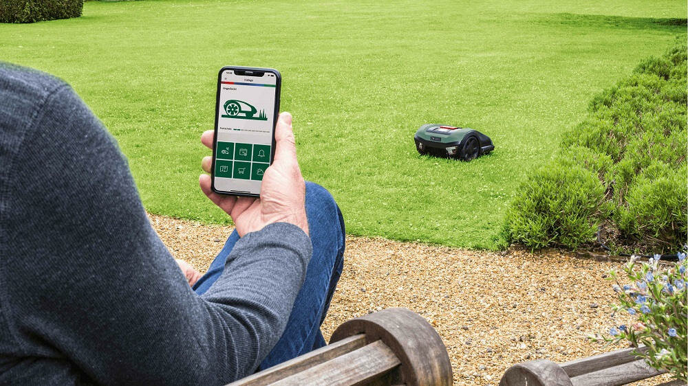 Robot koszący BOSCH Indego M 700 - aplikacja mobilna