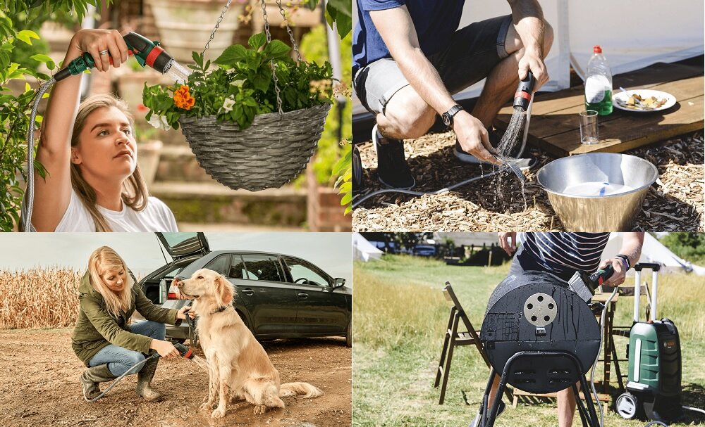 Myjka ciśnieniowa BOSCH 06008B6101 Fontus Gen 2 pistolet natryskowy 4 strumienie natrysku strumień wachlarzowy prysznicowy punktowy podlewanie roślin
