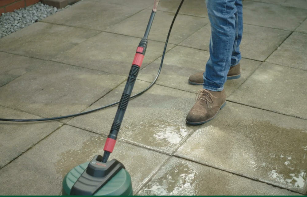BOSCH AquaSurf 280 średnica czyszczenie szybkie wydajność oszczędność czas