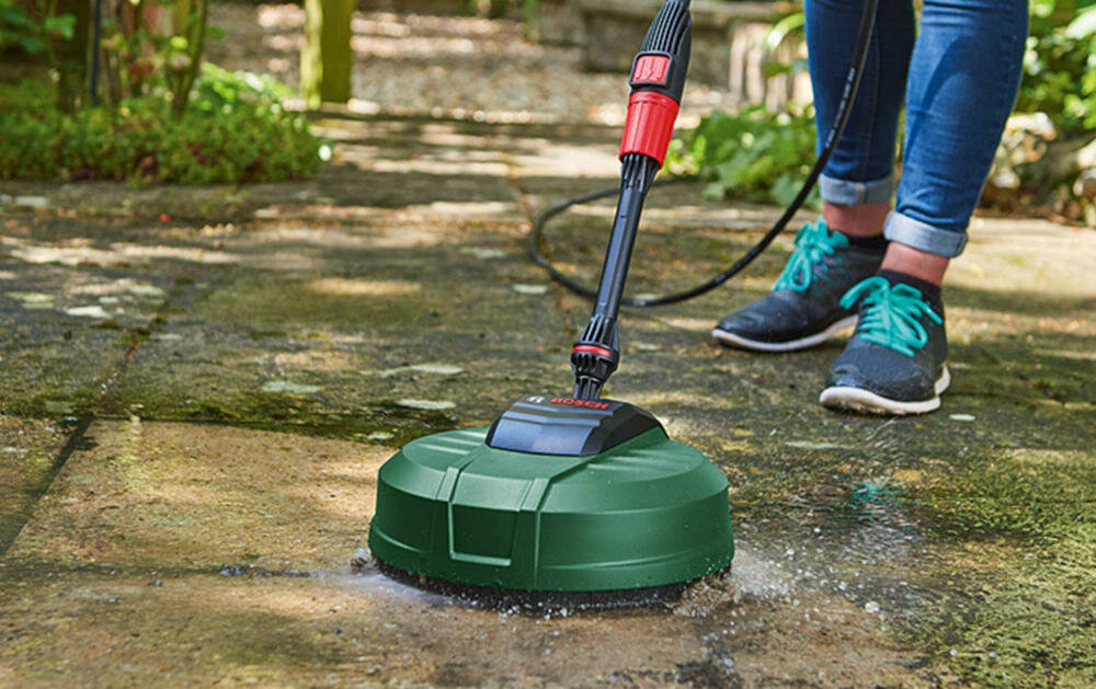 BOSCH usuwanie brud taras czyszczenie płytki podłoże tarasowe sezon zimowy specjalna struktura