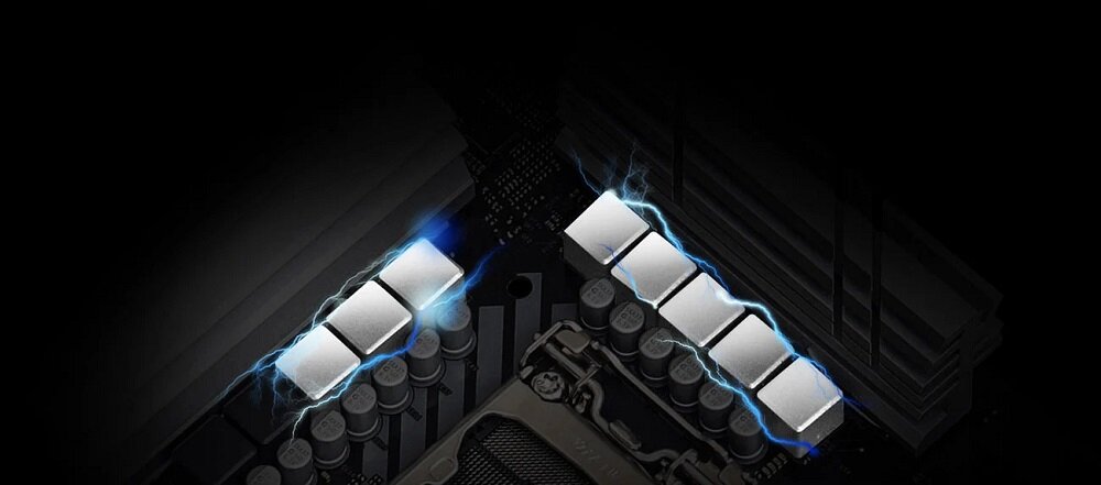 Płyta główna ASROCK B560M Pro 4 - zasilanie 