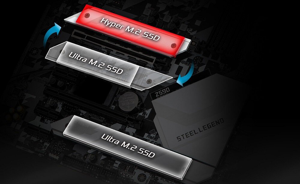 Płyta główna ASROCK Z590 Steel Legend - ultra m2