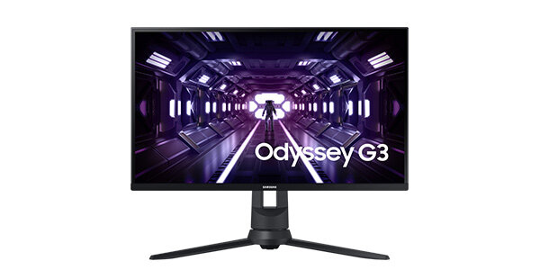 monitor Samsung LF24G35TFWUXEN widok z przodu