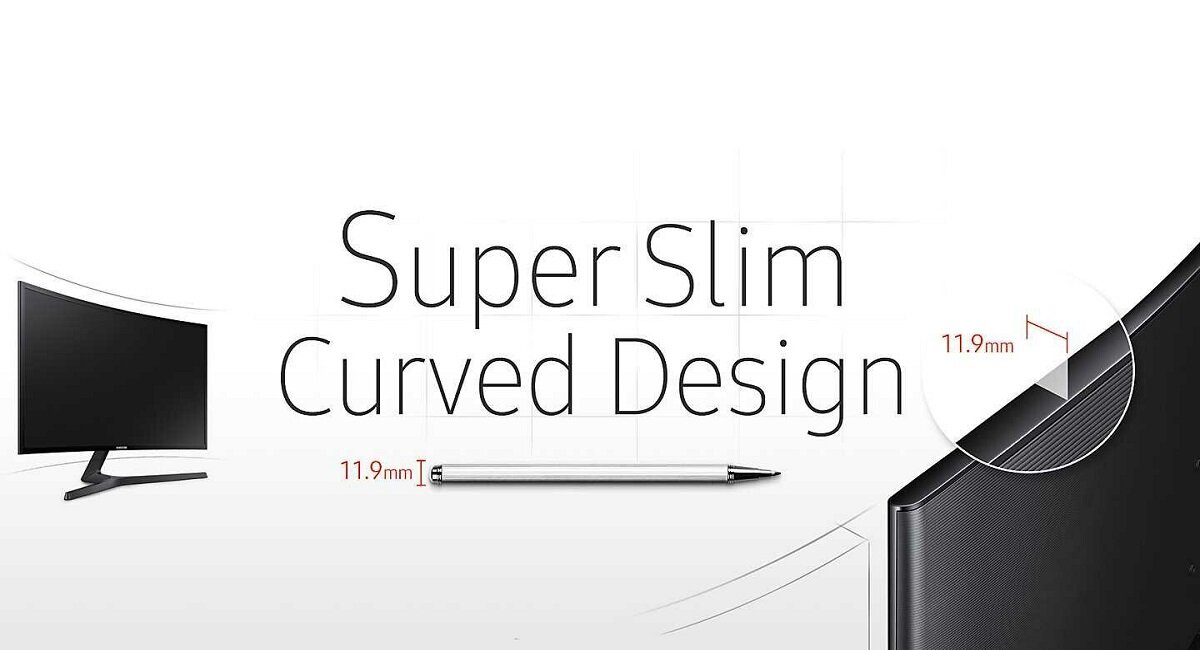 Monitor SAMSUNG C24F396FHR 24 1920x1080px 4 ms Curved Emocjonujący pod każdym kątem