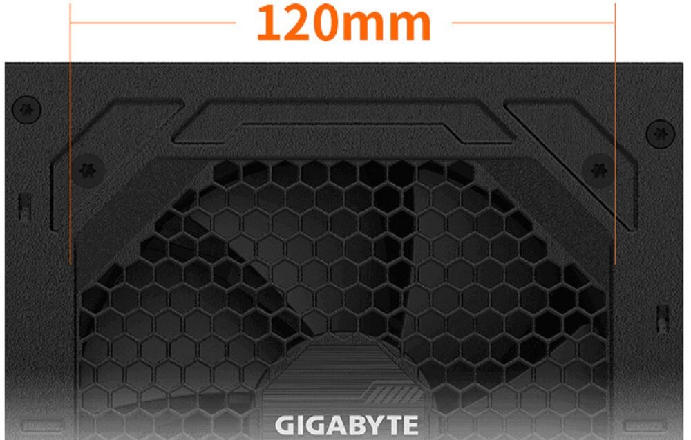 Zasilacz ATX GIGABYTE 1000W 80+ Gold - system chlodzenia