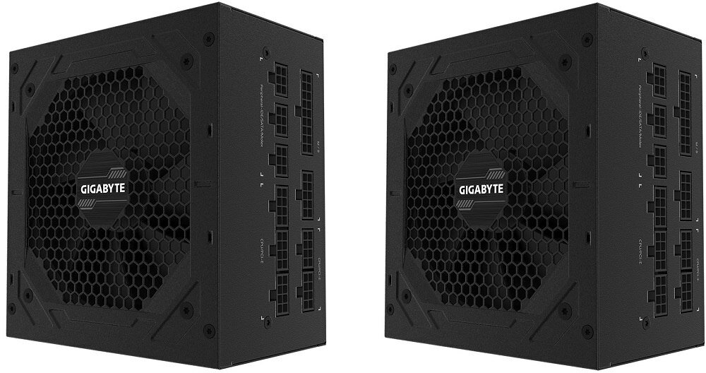 Zasilacz ATX GIGABYTE 1000W 80+ Gold - Parametry fizyczne
