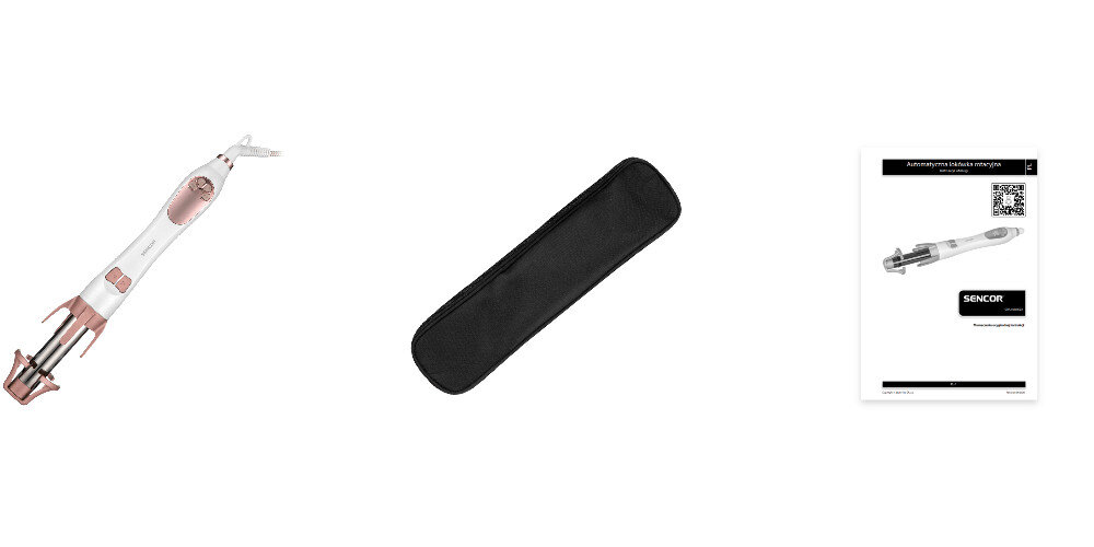 Lokówka SENCOR SHS 0900GD 26 mm zestaw akcesoria komplet wyposazenie