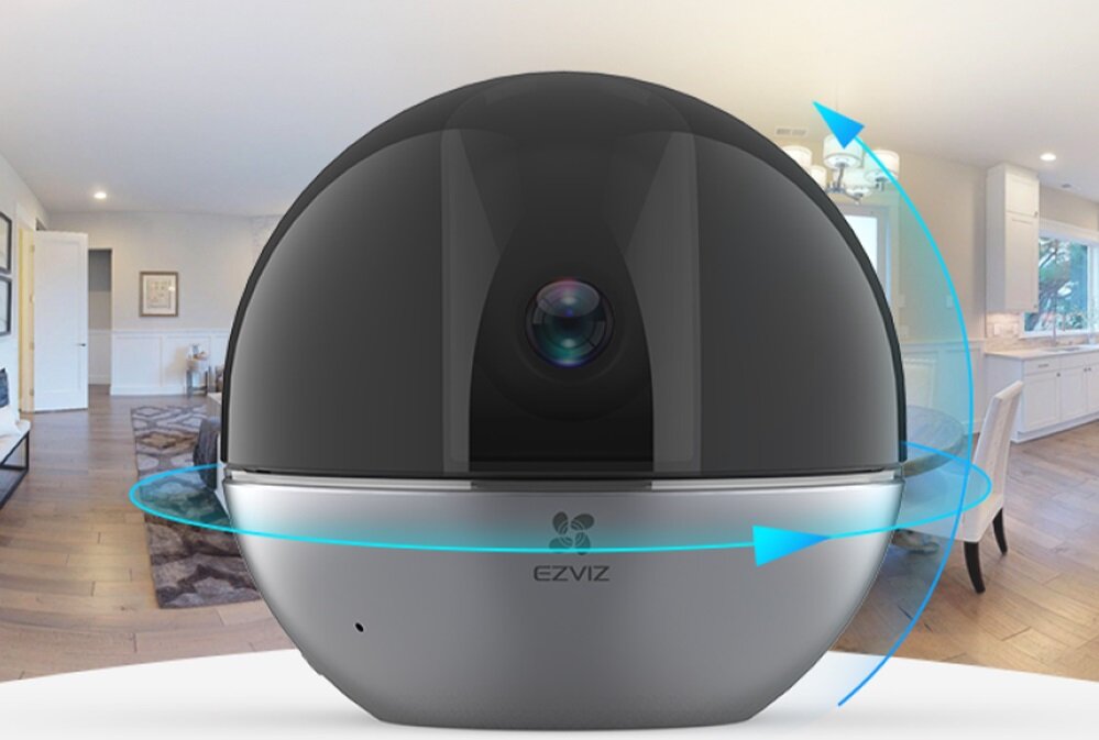 Kamera monitorująca EZVIZ C6W - pole widzenia 360 stopni