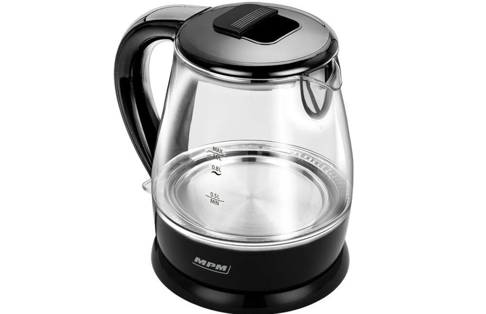 Czajnik MPM MCZ-99 dlugotrwaly wykonanie szklo stal nierdzewna