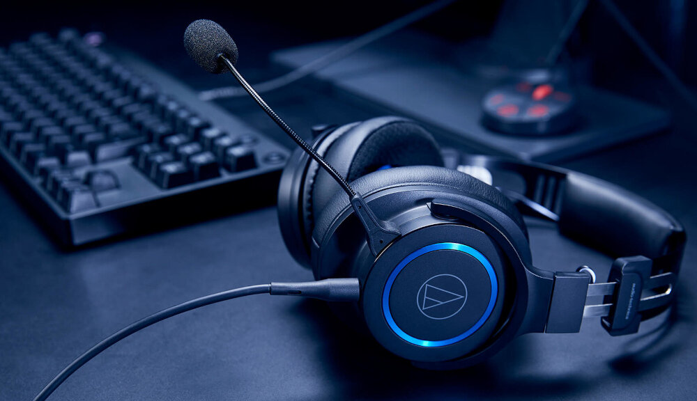 Słuchawki AUDIO-TECHNICA ATH-PDG1A aktwyna redukcja szumów jakość wykonanie przetworniki łączność mikrofon regulacja głośność nauszniki pałąk regulacja