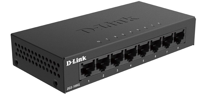 Switch D-LINK DGS-108GL - Przełącznik niezarządzalny Standard QoS