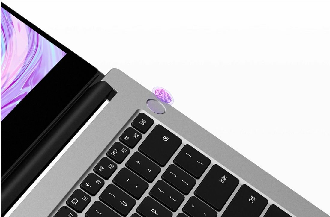 Laptop HUAWEI Matebook D14 - czytnik linii papilarnych 